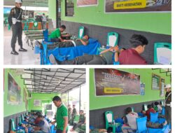 Semarak HUT TNI ke- 79: Kodim 1307/Poso Gelar Bakti Kesehatan Donor Darah