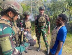 Titik Kuat Titigi Satgas Yonif 509 Kostrad Laksanakan Patroli Keamanan dan Sosialisasi di Kampung Titigi, Intan Jaya