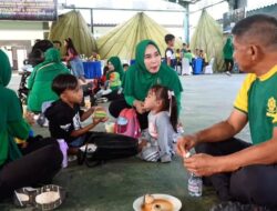 Pangdivif 3 Kostrad dan Ketua Persit KCK Koorcab Divif 3 Kunjungi Yonif 432/WSJ, Dimeriahkan dengan Olahraga Bersama dan Perlombaan