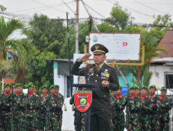 Dalam Rangka HUT TNI ke-79 Satgas Pamtas Yonarmed 11 Melaksanakan Ziarah di TMP Jaya Sakti Nunukan
