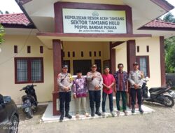 Pemerintahan Kampung Babo Dampingi Kapolsek Tamiang Hulu Bersama Dan Pospol Bandar Pusaka