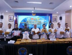 Kolaborasi BNN-TNI-POLRI-BEA Dan CUKAI Gagalkan Penyelundupan Narkotika Sindikat Internasional