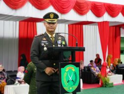 Upacara HUT TNI Ke-79, Dandim 0117/Aceh Tamiang Bacakan Amanat Panglima TNI