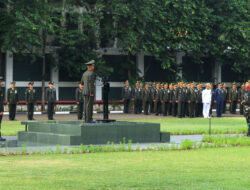 Peringatan HUT ke-79 TNI,Kostrad Gelar Upacara di Markas Kostrad