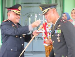 HUT Ke-79 TNI, Kapolres Aceh Tamiang Bersama Jajaran Kunjungi Kodim 0117/Aceh Tamiang