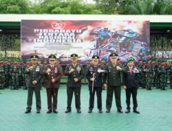 Kapolres Aceh Tamiang Hadiri Upacara HUT TNI Ke-79 di Kodim 0117/Aceh Tamiang