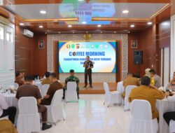 Kapolres Aceh Tamiang Coffe Morning Bersama Forkopimda