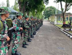 Amankan Pelantikan Presiden, Batalyon Armed 13 Nanggala Gelar Apel Siaga