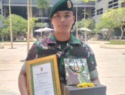 Prajurit Yonzipur 9 Divif 1 Kostrad Raih Penghargaan dari Kasad dalam Program TNI AD Manunggal Air