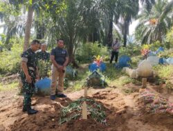 Sebagai Bentuk Bela Sungkawa Dan Penghormatan Terakhir Dandim Hadir Kemakam Almarhum Kapten Inf Abidin