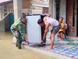Serka Edy Turun Langsung Bantu Evakuasi Warga Binaannya