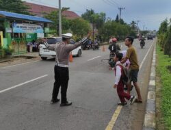 Ciptakan Kamseltibcar, Satlantas Laksanakan Gatur Lalin Zona Aman Sekolah