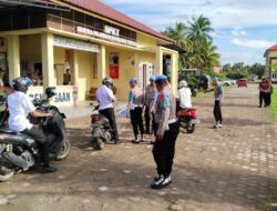 Polres Pidie Jaya Gelar Gaktibplin Kendaraan Personel: Tingkatkan Disiplin dan Kepatuhan Internal