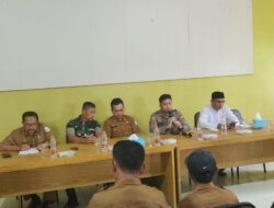 Rapat Rutin Kecamatan, Kapolsek Karang Baru Himbau Harkamtibmas