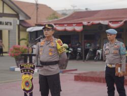 Polres Pidie Gelar Apel Kesiapan Pengamanan Kampanye Terbuka Pilkada 2024