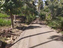Pembangunan Jalan 2 Km Penghubung Dua Desa Program TMMD 122 Di Muara Satu Rampung 100 Persen.