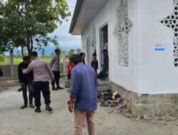 Pengamanan Ketat Kampanye Dialogis Cabup Nomor 1 di Gampong Meuko Baroh oleh Polres Pidie Jaya