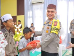 Gelar Maulid Nabi Muhammad S.a.w 1446 H, Polres Aceh Tamiang Santuni Anak anak Yatim Piatu