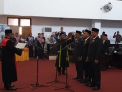 Polres Pidie Jaya Pastikan Keamanan Optimal dalam Peresmian Pimpinan DPRK