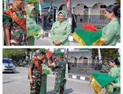 Selamat Datang Letkol ARM Edi Yulian Budiargo, S.Sos.,M.Han ,Gelar Tradisi Penyambutan Komandan Dandim 1307/Poso Baru