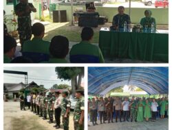 Dandim Poso Lakukan Kunjungan Kerja Ke Koramil 1307-02/Pampus Wilayah Kodim 1307/ Poso.