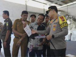 Pastikan Pelipatan Surat Suara Pilkada berjalan lancar,  Kapolres Pidie Kunjungi Gudang Logistik KIP Pidie