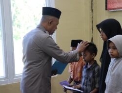 Polres Pidie Jaya Perkuat Nilai Spiritual dan Empati Sosial Melalui Binrohtal dan Santunan Anak Yatim