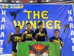 Prajurit Yonif 754 Kostrad Berjaya di Kejuaraan Nasional Karate Piala Rektor Uncen ke-8