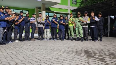 AKP Kusnandar Pimpin Apel Cipta Kondisi Bersama Pamwil Jaga Ketertiban Malam Hari.