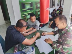 Prajurit Kodim Aceh Utara Laksanakan Program Bimsuh Garjas.