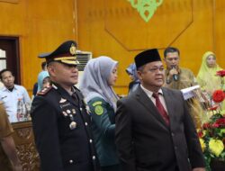 Kapolres Aceh Tamiang Hadiri Rapat Paripurna Peresmian Pengangkatan Pimpinan DPRK Aceh Tamiang
