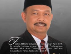 Pimpinan DPRK Aceh Tamiang Dilantik, Fadlon, S.H  Dari Partai Aceh Jabat Sebagai Ketua DPRK.