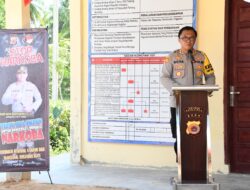 Launching Kampung Bebas Narkoba, Ini Penyampaian Kapolres Aceh Timur