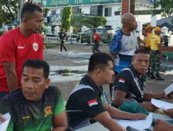 Dandim 0103/Aceh Utara Tinjau Anggota Tes Garjas Uji Kenaikan Pangkat.