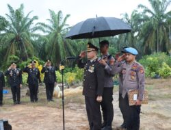 Wakapolres Aceh Tamiang Pimpin Upacara Pemakaman Personel Polres Aceh Tamiang