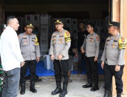 Kapolres Aceh Timur Lepas Pergeseran Logistik Pilkada 2024 Untuk Wilayah Terjauh
