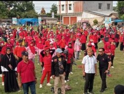 Kampanye terakhir calon bupati lampung tomur no 02 Dawam – Irawan (DAI) digelar dilapangan Sekampung Udik