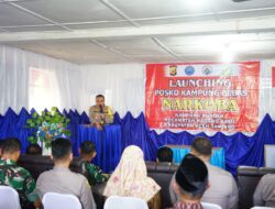 Kapolres Aceh Tamiang Luncurkan Kampung Bebas Narkoba di Karang Baru