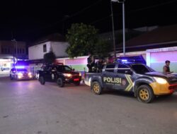 Polres Aceh Tamiang Gelar Patroli Skala Besar untuk Jaga Kondusifitas Jelang Hari Pemilihan