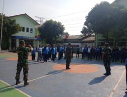 SMAN 16 Bekasi Dapatkan Materi Pembentukan Diri Dengan PBB Dari Koramil Pondok Gede.