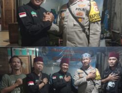 Polsek Pondok Gede Jaga Kampung Sambangi Ketua Ormas DPC Jajaka Pondok Melati.
