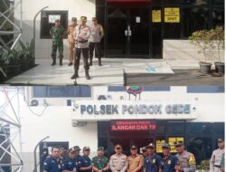 Tiga Pilar Pondok Gede Gelar apel pasukan monitoring tahun baru 2025.