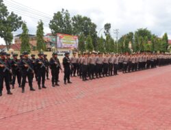 Apel Pergeseran Personel BKO Polda Aceh Pasca Pengamanan TPS di Aceh Tamiang