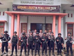 Pamatwil OMP Seulawah Pastikan Kotak Suara di KIP Aceh Tamiang Dijaga Ketat Aparat Kepolisian