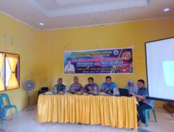 Kapolsek Rantau bersama Forkopimcam Rantau  Berikan Sosialisasi Bahaya Judol dan Narkoba