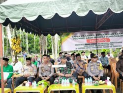 Kapolres Pidie diwakili Kasi Humas Hadiri Launching Gerakan Penanaman Pohon Kakao di Padang Tiji