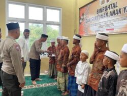Binrohtal dan Santunan Anak Yatim, Polres Pidie Jaya Perkuat Iman dan Tumbuhkan Kepedulian Sosial