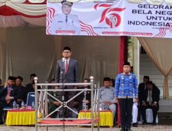 Kapolsek Meurah Dua Ipda Jailani, Komandan Upacara Bela Negara di Pidie Jaya