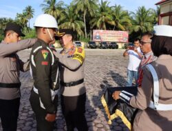 Polres Pidie Jaya Bersinergi Amankan Nataru: Operasi Lilin Seulawah 2024 Dimulai
