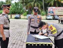 Serah Terima Jabatan Kapolsek Bandar Dua: Momentum Regenerasi dan Peningkatan Kinerja Polri